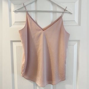 Express tank top, satin like material, lined